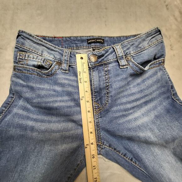 True Religion Jeans Womens 29 Blue Jennie Curvy Mid Rise Skinny Stretch Denim - Picture 7 of 10